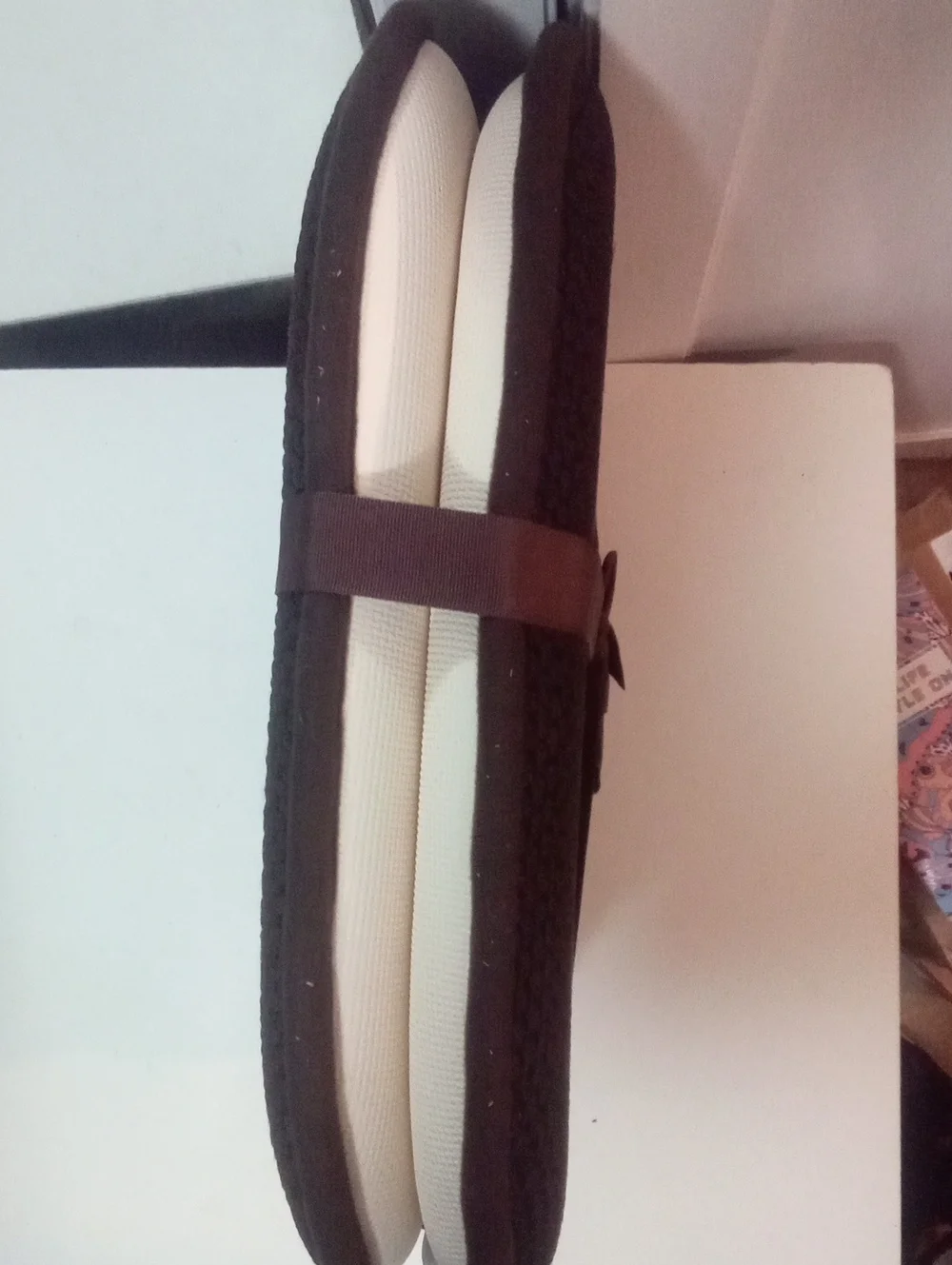 Brown Honeycomb Memory Foam Chair Pad  2 Piece NWT $27.99 Sweet Home